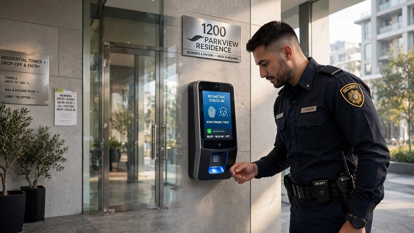 Control de asistencia y puntualidad en puestos críticos