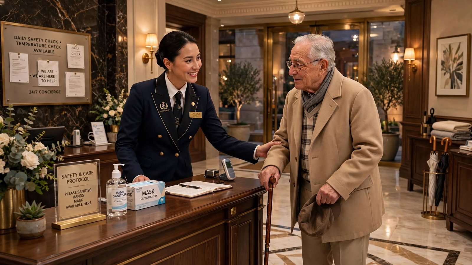 Visitas de menores de edad o adultos mayores